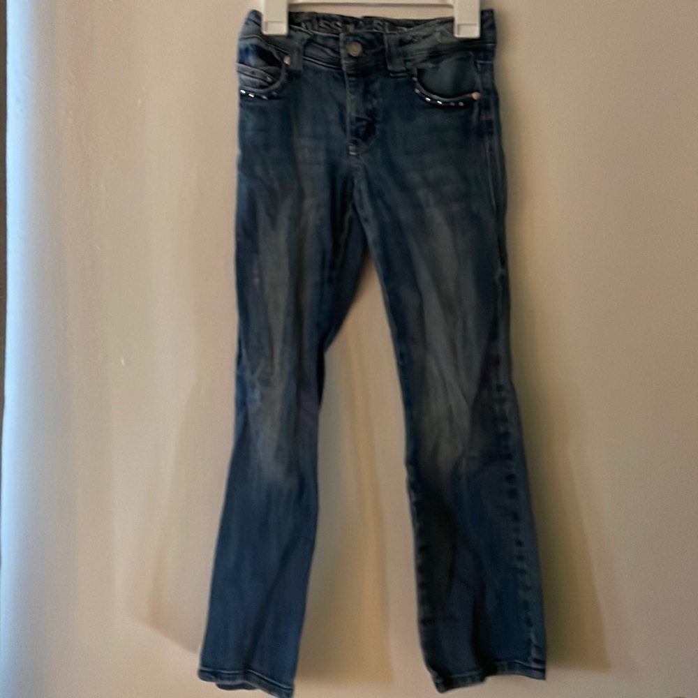 Girls size 8 sparkle jeans